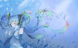 初音在深海底守护自己的爱情壁纸